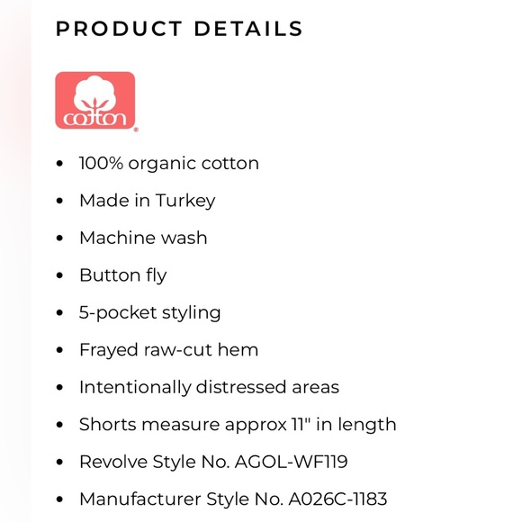 AGolde Revolve Women’s High Waist Denim Jean Shorts White Parker 25 - Picture 11 of 12